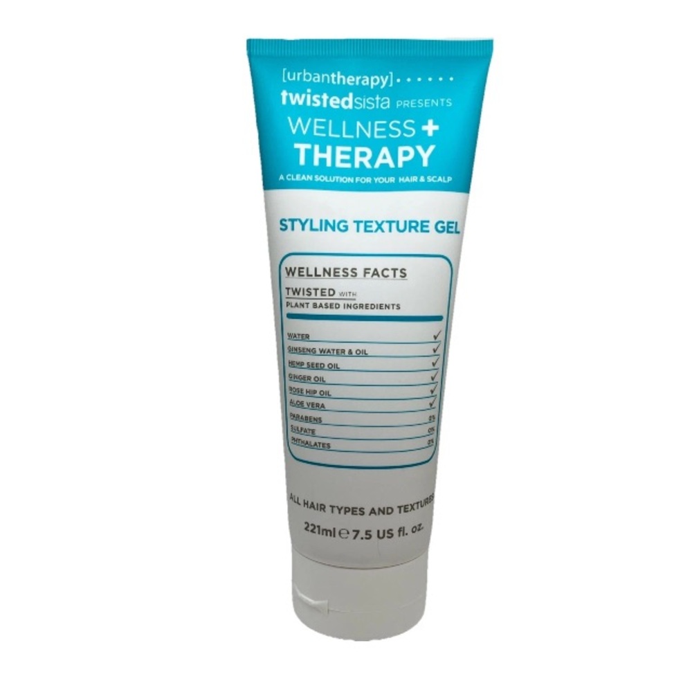 Twisted Sista Wellness Therapy Styling Texture Hair Gel 7.5 oz Plant Based New